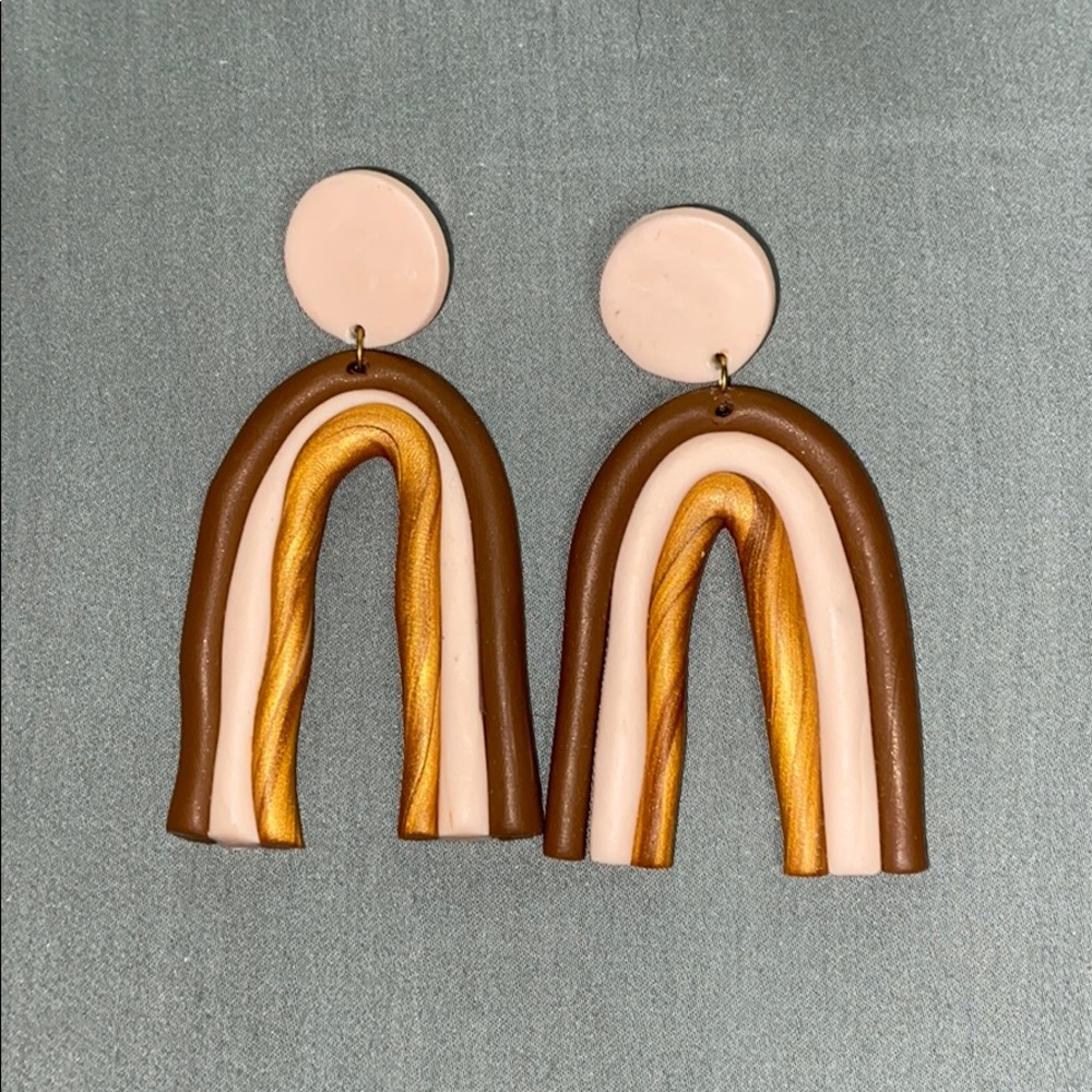 Homemade Clay Polymer Earrings